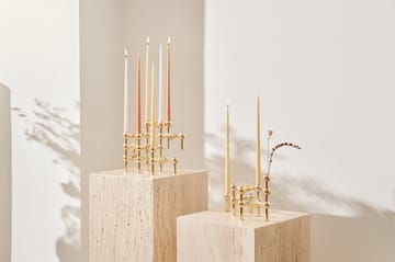 3 Candelabros STOFF Nagel - latón - STOFF