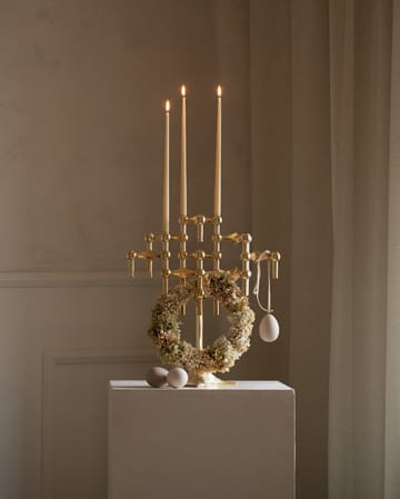 3 Candelabros STOFF Nagel - latón - STOFF