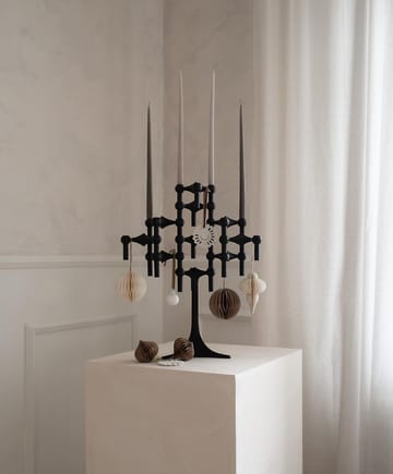 3 Candelabros STOFF Nagel - negro - STOFF