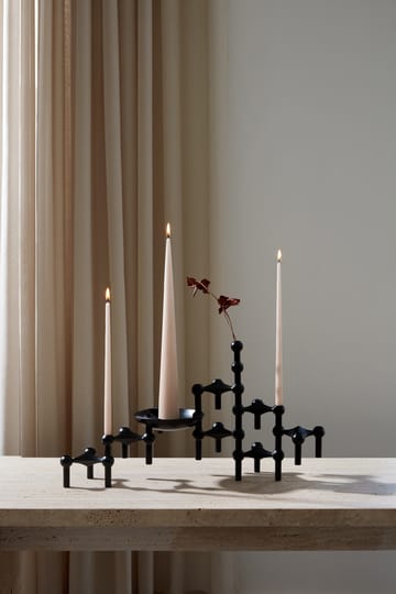 3 Candelabros STOFF Nagel - negro - STOFF