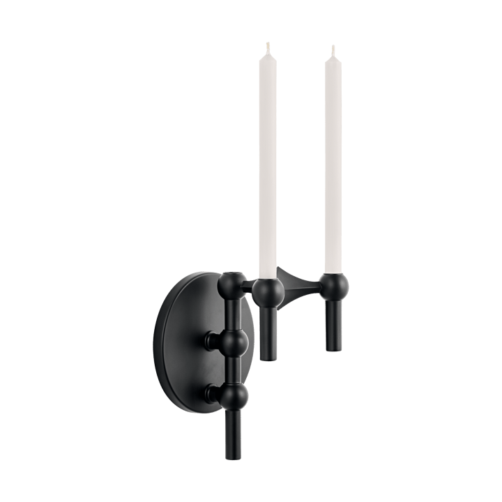 Candelabro de pared STOFF Nagel - Negro mate - STOFF