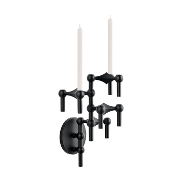 Candelabro de pared STOFF Nagel - Negro mate - STOFF