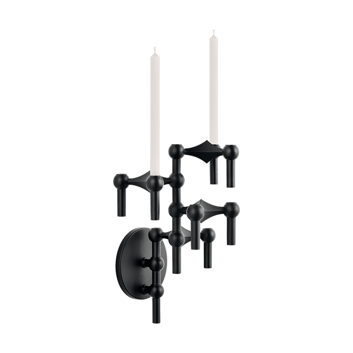 Candelabro de pared STOFF Nagel - Negro mate - STOFF