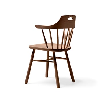 Silla con reposabrazos Småland - Bistro marrón 75 - Stolab