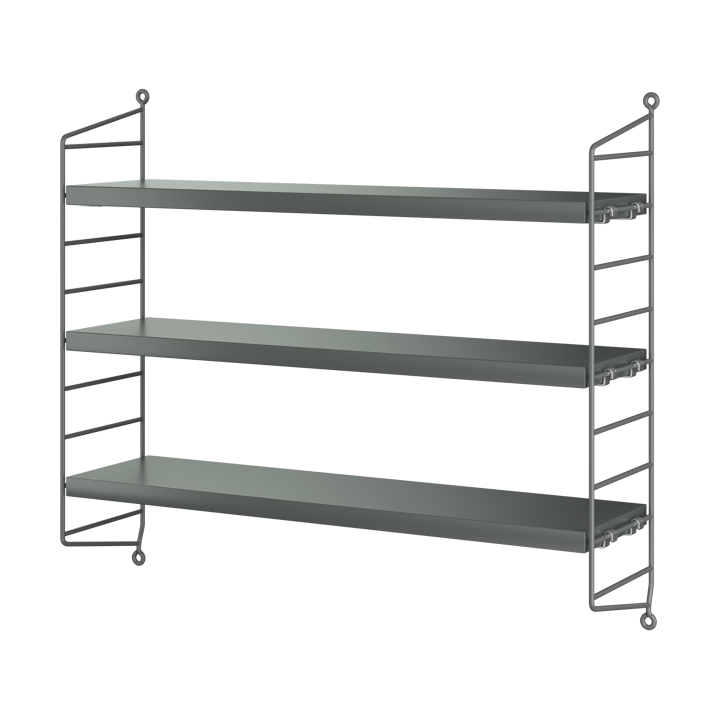 Estantería de pared String Pocket - Gris oscuro - String