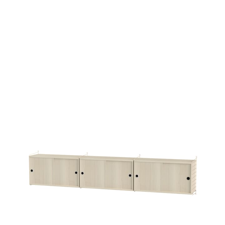 Salón String fresno y beige - Combinación D - undefined - String