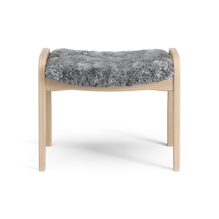 Reposapiés infantil Lamini haya lacada/piel de oveja, Scandinavian Grey (gris) Swedese