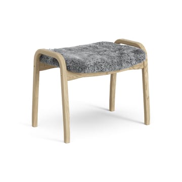 Reposapiés infantil Lamini roble lacado/piel de oveja - Scandinavian Grey (gris) - Swedese