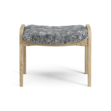 Reposapiés infantil Lamini roble lacado/piel de oveja - Scandinavian Grey (gris) - Swedese