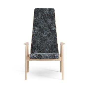 Sillón infantil Lamini haya lacada/piel de oveja - Charcoal (gris oscuro) - Swedese