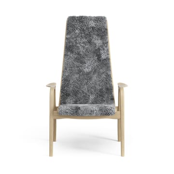 Sillón infantil Lamini roble lacado/piel de oveja - Scandinavian Grey (gris) - Swedese