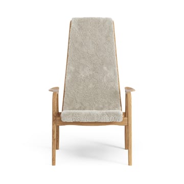 Sillón Lamino roble aceitado/piel de oveja - Moonlight (beige) - Swedese