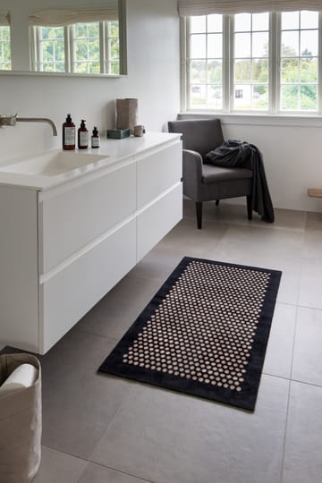 Alfombra Dot - Black-sand, 67x120 cm - tica copenhagen