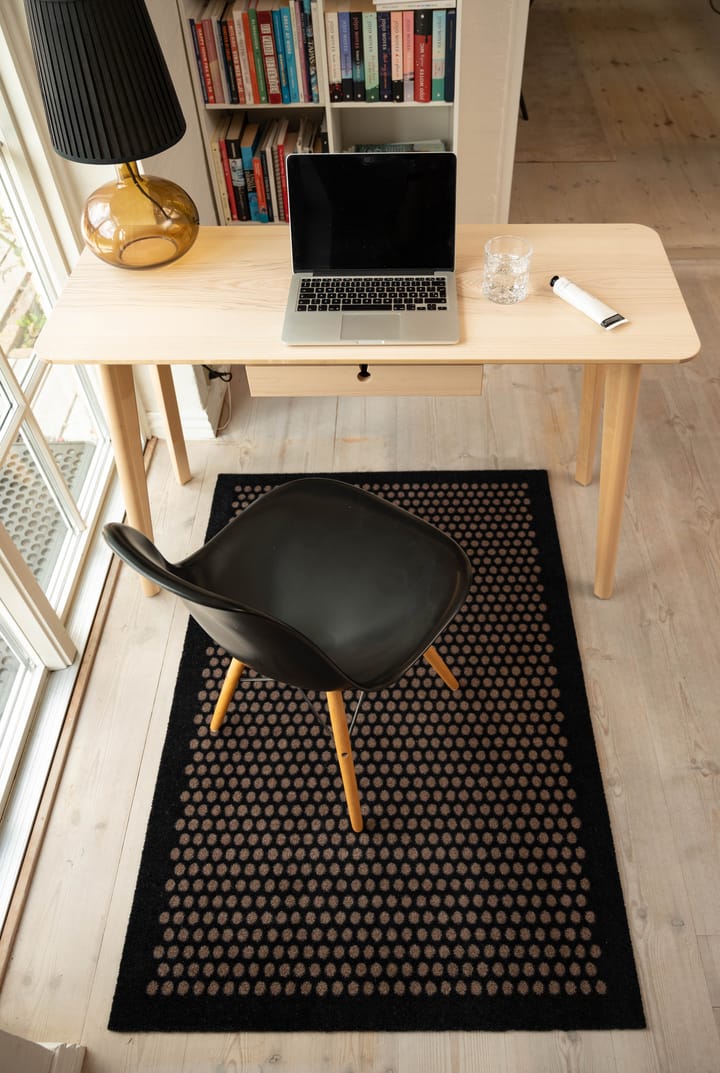 Alfombra Dot - Black-sand, 90x130 cm - tica copenhagen