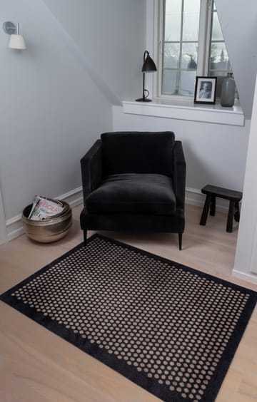 Alfombra Dot - Black-sand, 90x130 cm - tica copenhagen