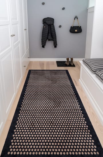 Alfombra Dot - Black-sand, 90x200 cm - tica copenhagen