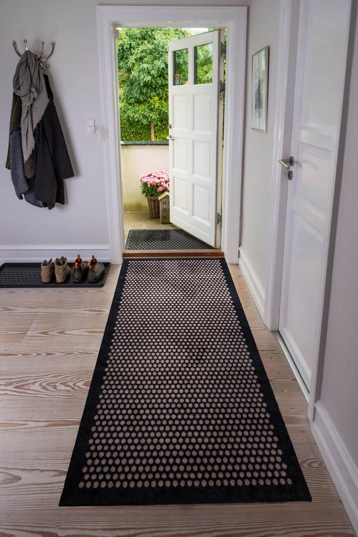 Alfombra Dot, Black-sand, 90x200 cm tica copenhagen