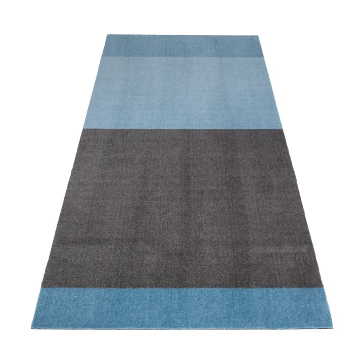 Alfombra Stripes by tica, horizontal - Blue-steel grey, 90x200 cm - tica copenhagen