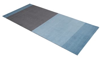 Alfombra Stripes by tica, horizontal - Blue-steel grey, 90x200 cm - tica copenhagen