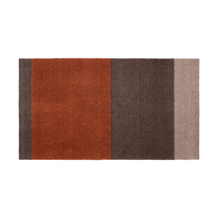 Alfombra Stripes by tica, horizontal - Brown-terrakotta 67x120 cm - Tica copenhagen