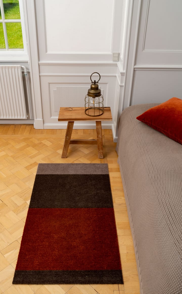 Alfombra Stripes by tica, horizontal, Brown-terrakotta 67x120 cm tica copenhagen