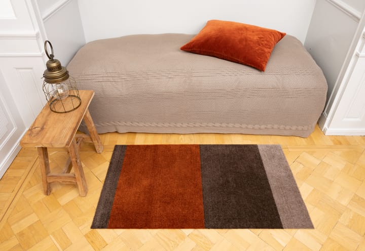 Alfombra Stripes by tica, horizontal, Brown-terrakotta 67x120 cm tica copenhagen