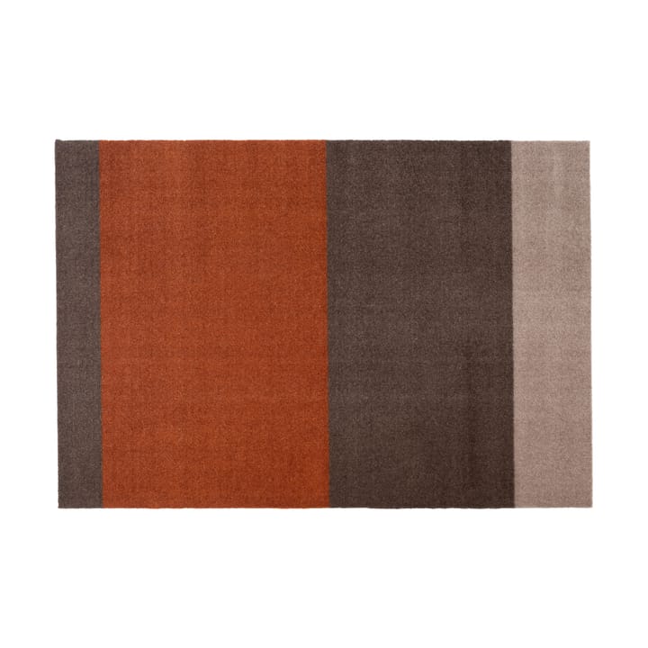 Alfombra Stripes by tica, horizontal - Brown-terrakotta 90x130 cm - Tica copenhagen