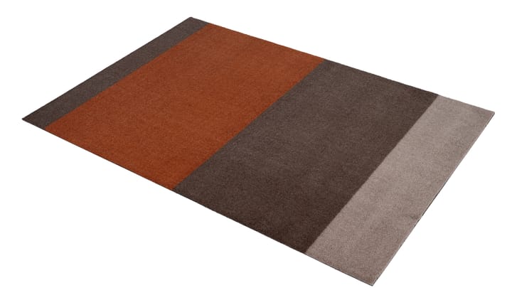 Alfombra Stripes by tica, horizontal - Brown-terrakotta 90x130 cm - tica copenhagen