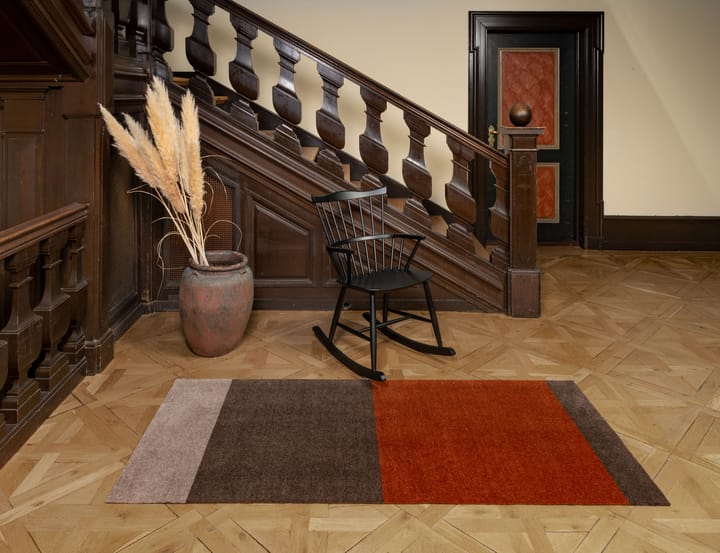 Alfombra Stripes by tica, horizontal, Brown-terrakotta 90x200 cm tica copenhagen