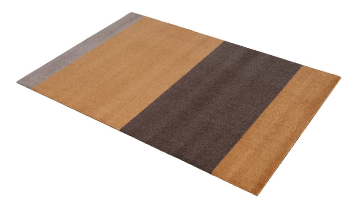 Alfombra Stripes by tica, horizontal - Dijon-brown-sand, 90x130 cm - tica copenhagen