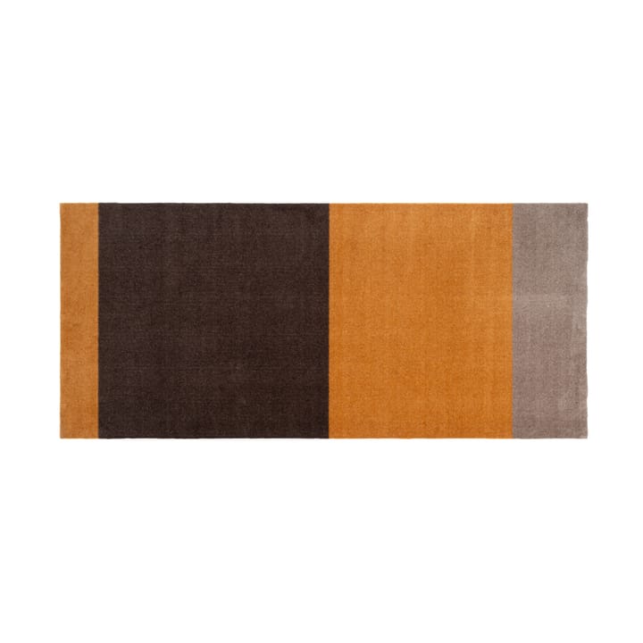 Alfombra Stripes by tica, horizontal - Dijon-brown-sand, 90x200 cm - tica copenhagen