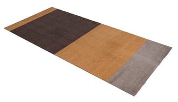 Alfombra Stripes by tica, horizontal - Dijon-brown-sand, 90x200 cm - tica copenhagen