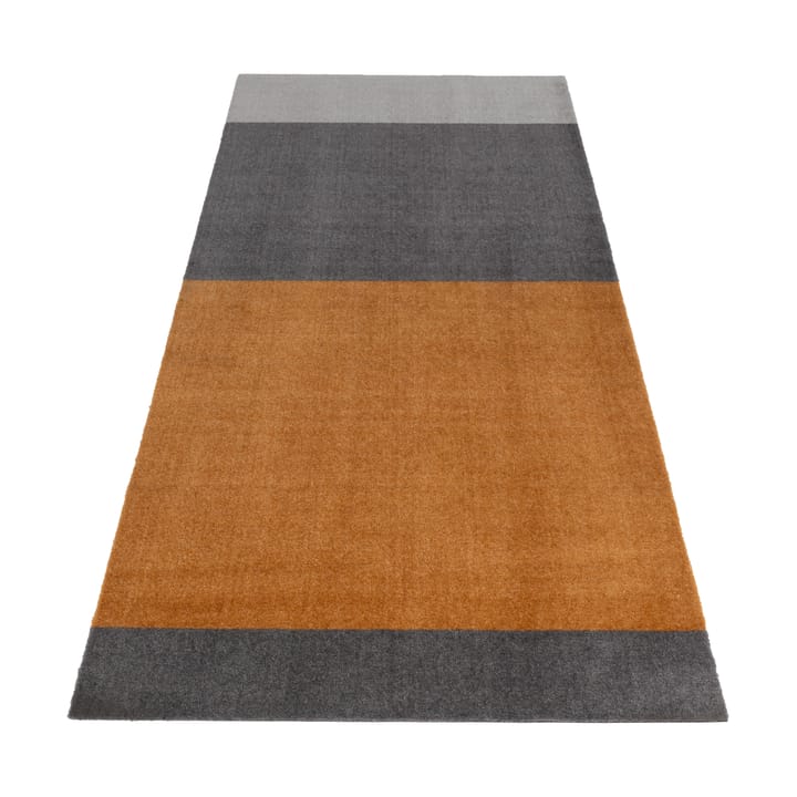 Alfombra Stripes by tica, horizontal - grey-grey-dijon, 90x200 cm - tica copenhagen