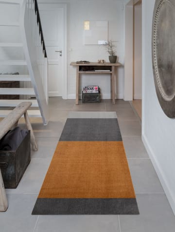 Alfombra Stripes by tica, horizontal - grey-grey-dijon, 90x200 cm - tica copenhagen