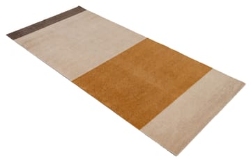 Alfombra Stripes by tica, horizontal - Ivory-dijon-brown, 90x200 cm - tica copenhagen