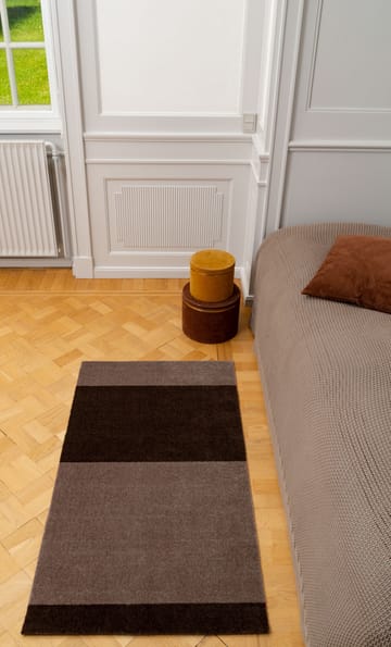 Alfombra Stripes by tica, horizontal - Sand-brown, 67x120 cm - tica copenhagen