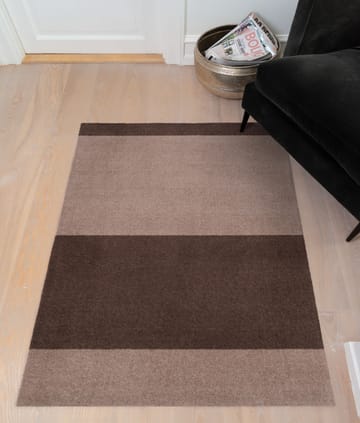 Alfombra Stripes by tica, horizontal - Sand-brown, 67x120 cm - tica copenhagen