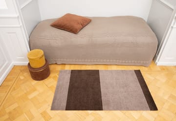 Alfombra Stripes by tica, horizontal - Sand-brown, 67x120 cm - tica copenhagen