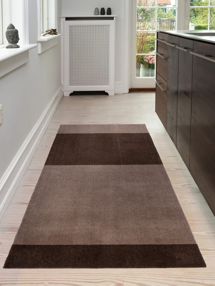 Alfombra Stripes by tica, horizontal, Sand-brown, 90x200 cm tica copenhagen