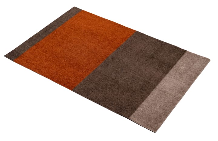 Felpudo Stripes by tica, horizontal, Brown-terrakotta, 60x90 cm tica copenhagen