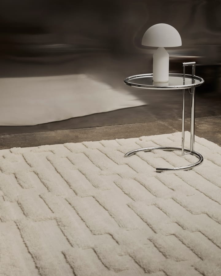 Alfombra de lana Bielke 190x290 cm, Offwhite Tinted