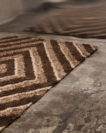 Alfombra de lana Stenborg 170x240 cm - Brown - Tinted