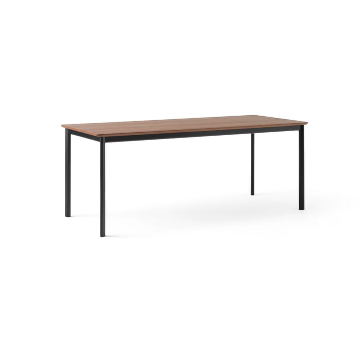 Mesa de comedor Drip HW116 83x193 cm - Black frame-clear lacq. walnut - &Tradition