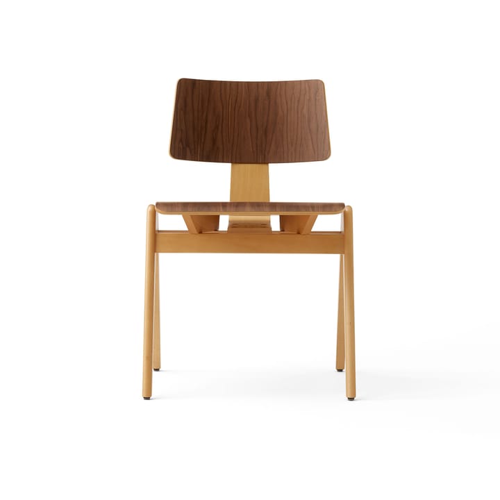 Silla auxiliar Daystak RD1 - Beech-walnut - &Tradition