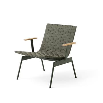 Sillón lounge con reposabrazos Ville Outdoor AV45  - Bronze green - &Tradition