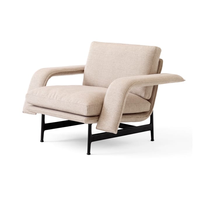 Sillón lounge Meantime AV29 - Warm black-Hallingdal 0220 - &Tradition