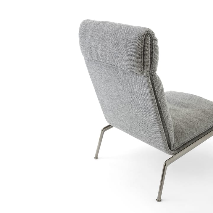 Sillón lounge Muno LN16 High back, Dark chrome-Hallingdal 0126 &Tradition