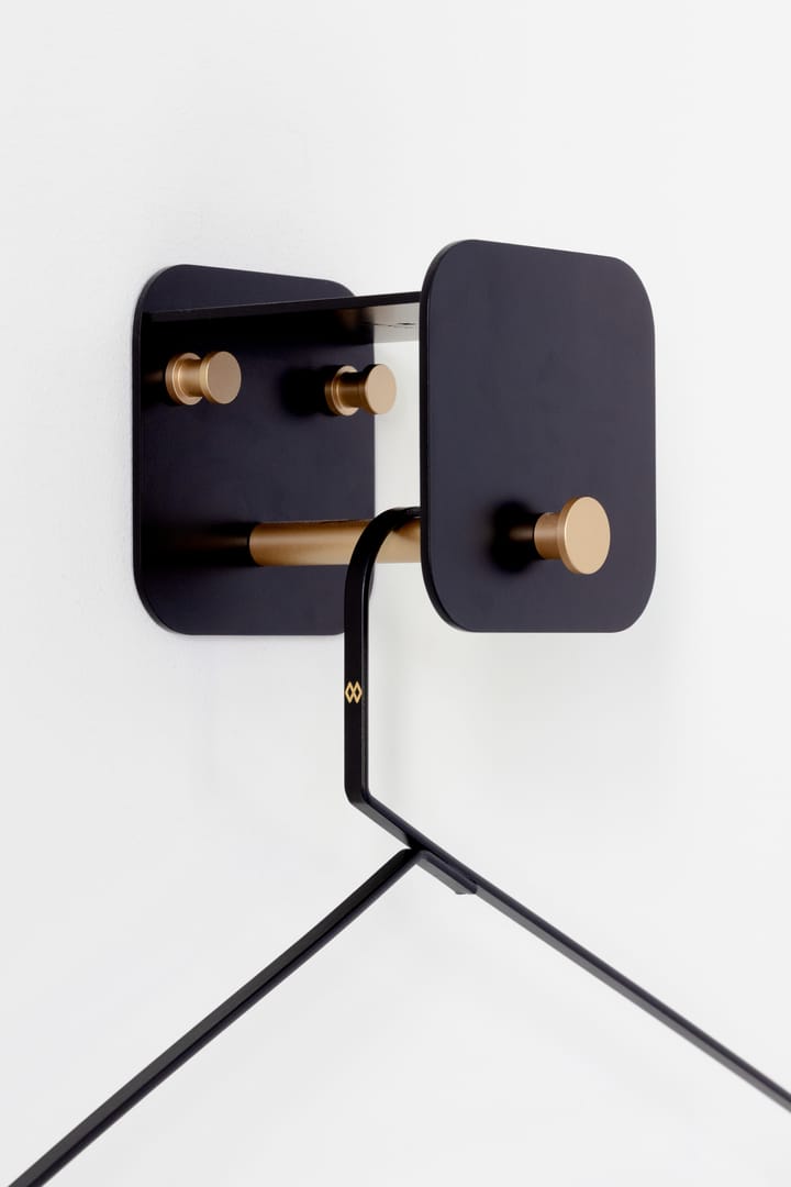 Colgador de pared Hang in There, Black-brass Umage