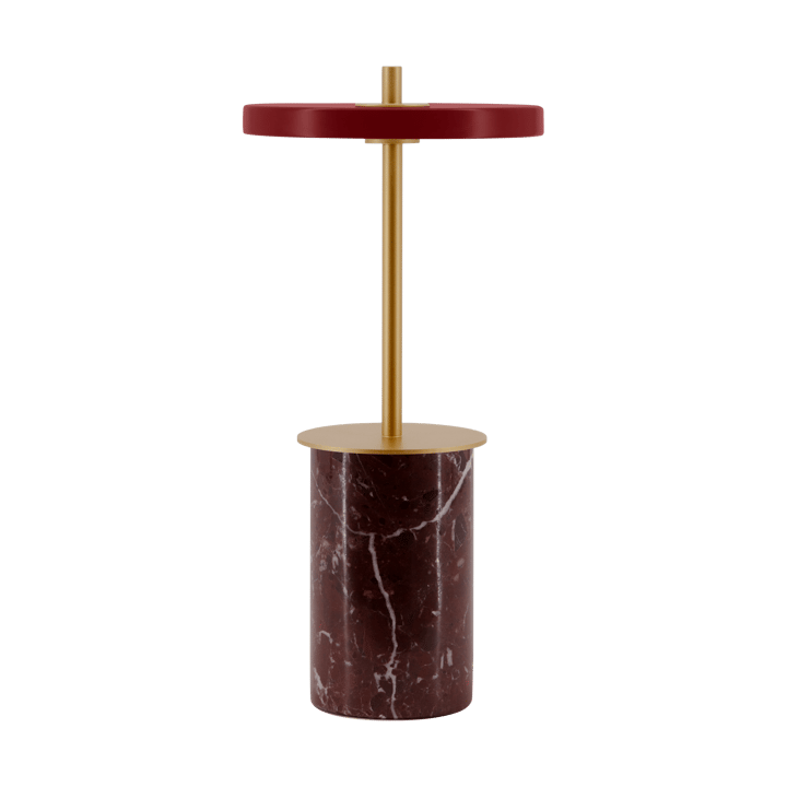 Lámpara de mesa Asteria Move Mini Ø12x25,5 cm - Red marble - Umage