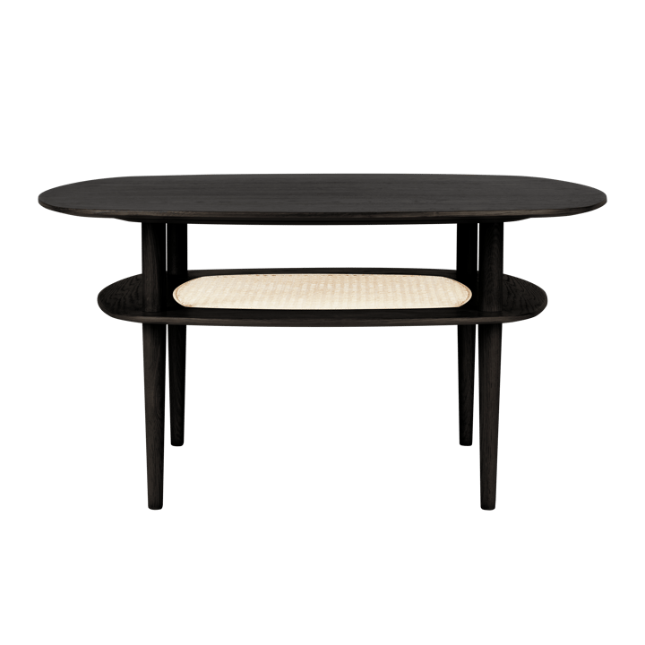 Mesa de centro Together Smooth Square 100x100 cm, Black oak Umage